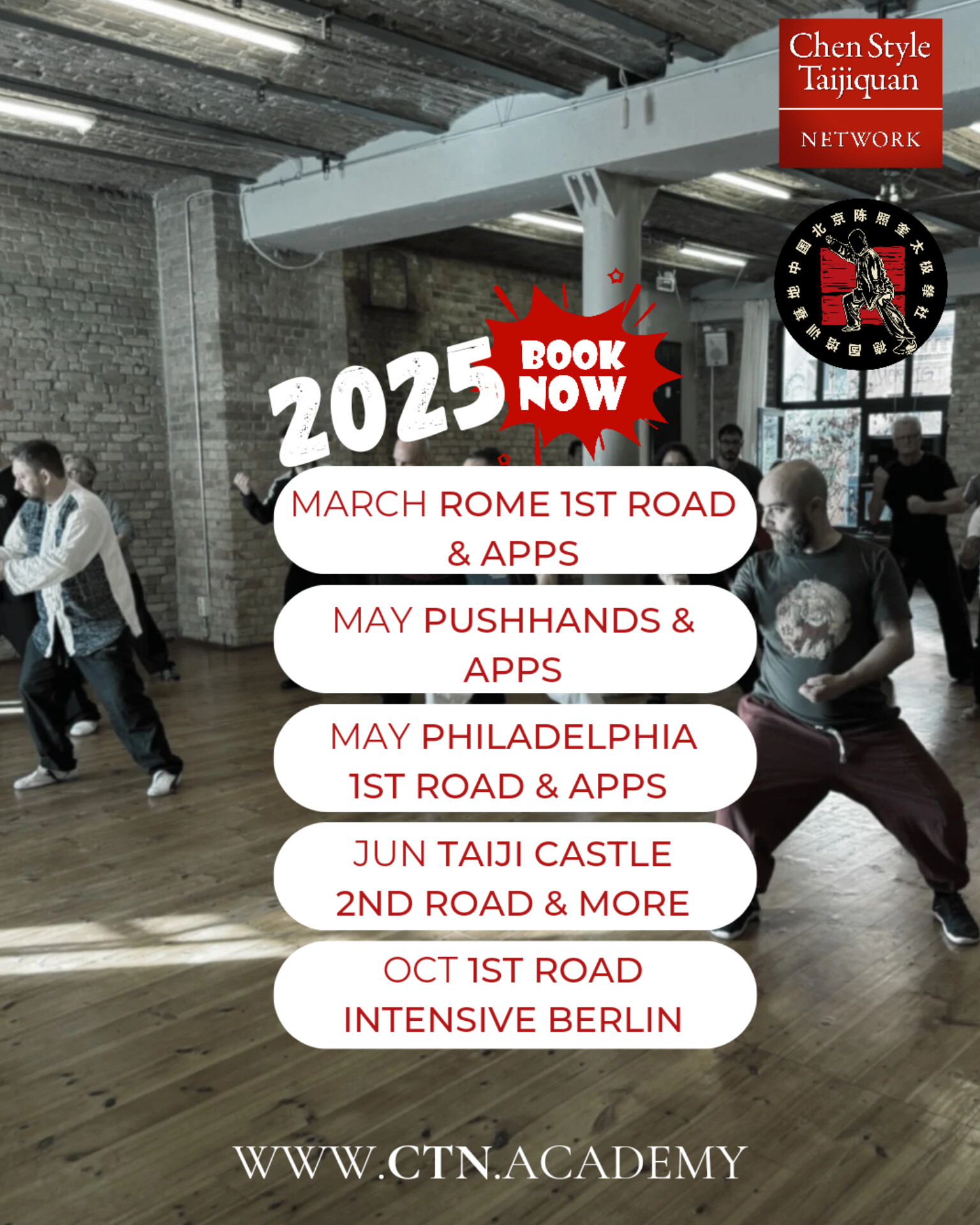 taijiquan chen-style Workshops 2025